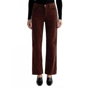 NEW AG JEANS brinley corduroy jeans in coffee bean